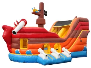 Pirate Ship Inflatable Slide